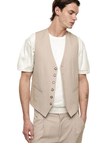 Gilet Beige