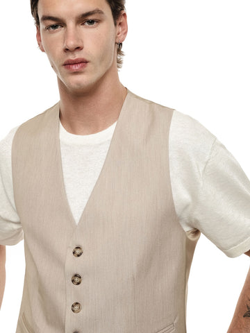 Gilet Beige