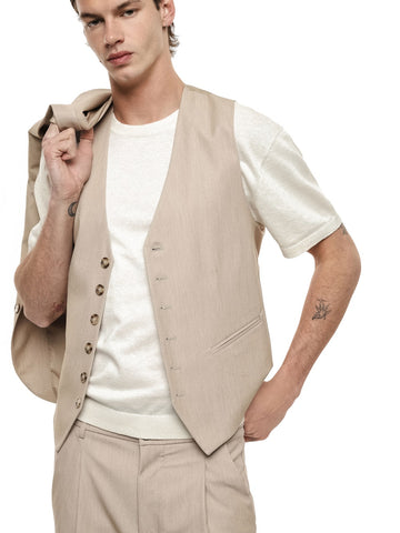 Gilet Beige