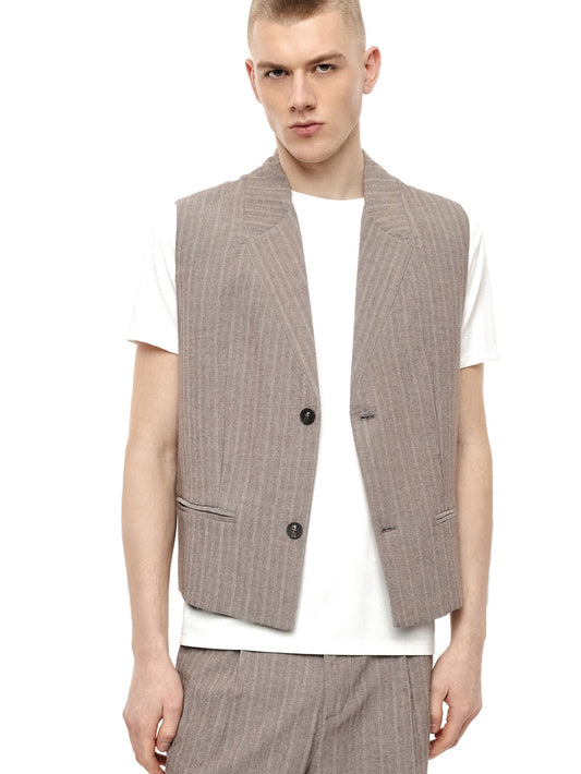 Gilet Marrone