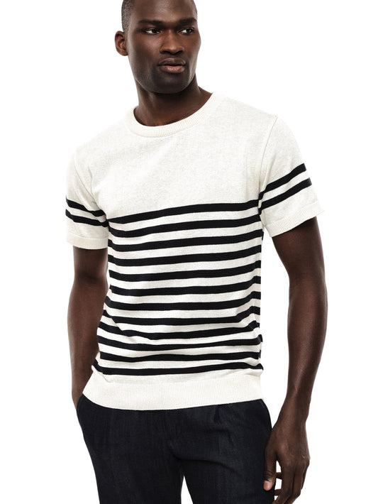 Maglia Blu/panna