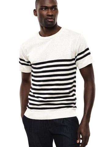 Maglia Blu/panna