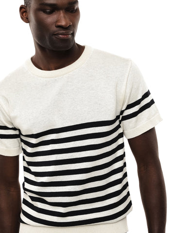 Maglia Blu/panna