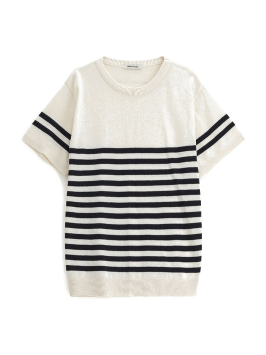 Maglia Blu/panna