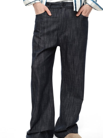 Pantalone blu denim