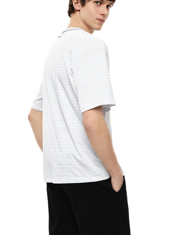 T-shirt Bianco/celeste