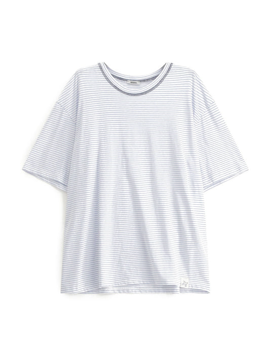T-shirt Bianco/celeste