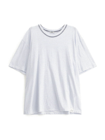 T-shirt Bianco/celeste