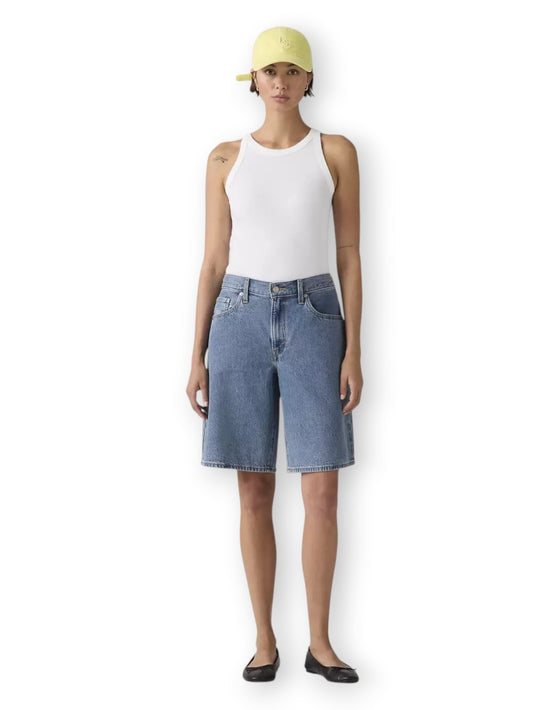 Levi's Baggy Dad Jort Own It Tencel - Shorts Donna - Denim