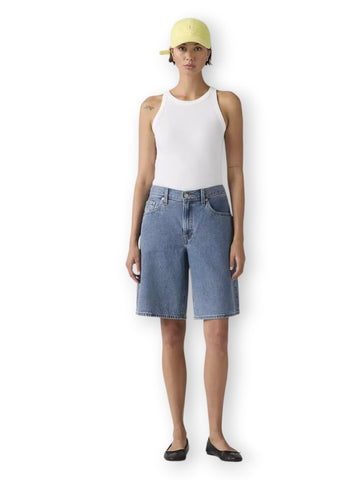 Levi's Baggy Dad Jort Own It Tencel - Shorts Donna - Denim