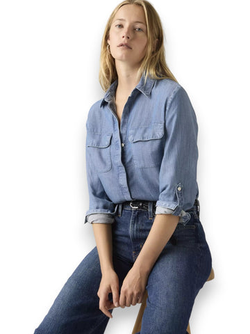 Levis Elaine Utility Shirt Chill Gir - Camicie Donna - Denim