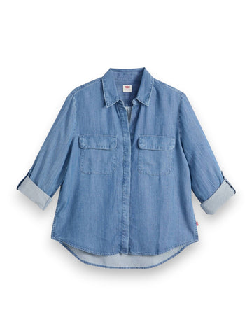 Levis Elaine Utility Shirt Chill Gir - Camicie Donna - Denim
