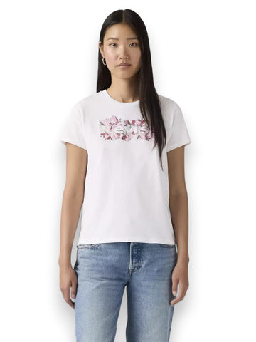 Levi's The Perfect Tee P2_Blake Brush - T-Shirt Donna - Bianco