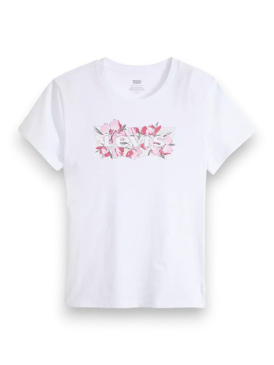 Levi's The Perfect Tee P2_Blake Brush - T-Shirt Donna - Bianco