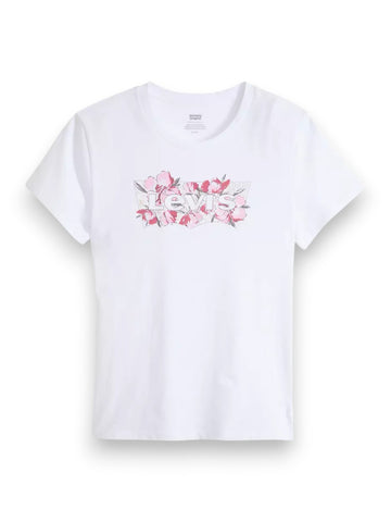 Levi's The Perfect Tee P2_Blake Brush - T-Shirt Donna - Bianco