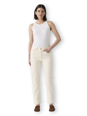 Levi's 501 Crop Surprise Guest - Jeans Donna - Bianco