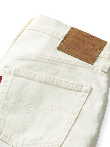 Levi's 501 Crop Surprise Guest - Jeans Donna - Bianco