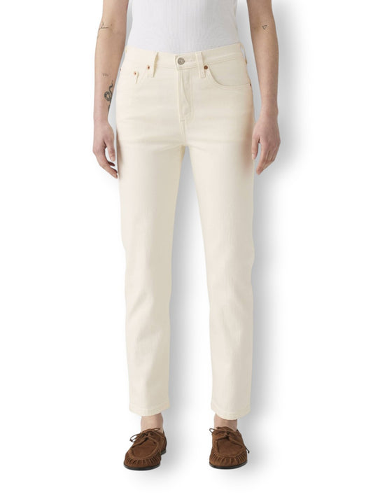 Levi's 501 Crop Surprise Guest - Jeans Donna - Bianco