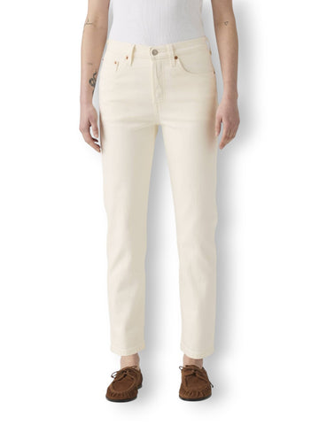 Levi's 501 Crop Surprise Guest - Jeans Donna - Bianco