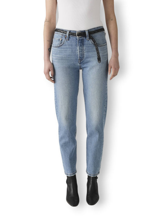 Levi's 501 Crop Where To Now Ndx - Jeans Donna - Denim Medio