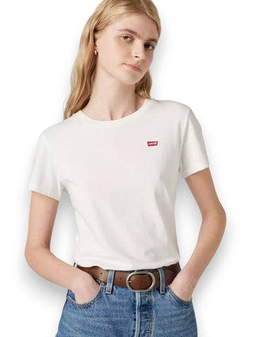 Levi's Perfect Tee White - T-Shirt Donna - Bianco