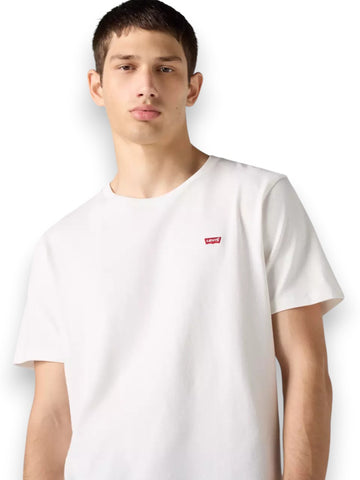 Levi's Ss Original Hm Tee White + Jer - T-Shirt Uomo - Bianco