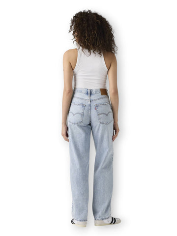 Levi's Baggy Dad Fan Flare - Jeans Donna - Denim Chiaro