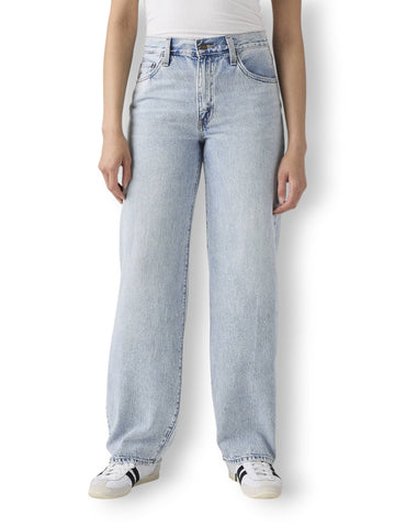 Levi's Baggy Dad Fan Flare - Jeans Donna - Denim Chiaro
