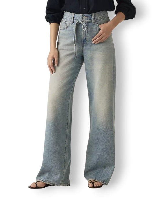 Levi's Xl Straight Gamble Time - Jeans Donna - Denim Medio