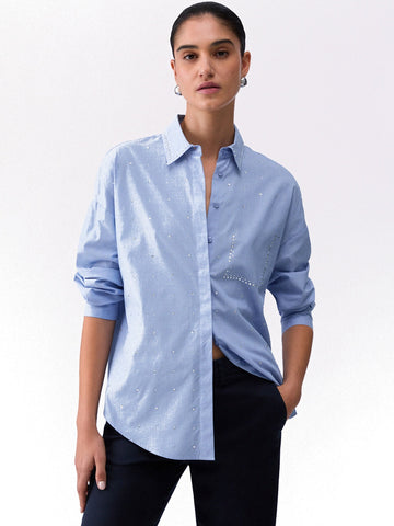 Liu-Jo Black Camicie Donna - Azzurro Cielo/White