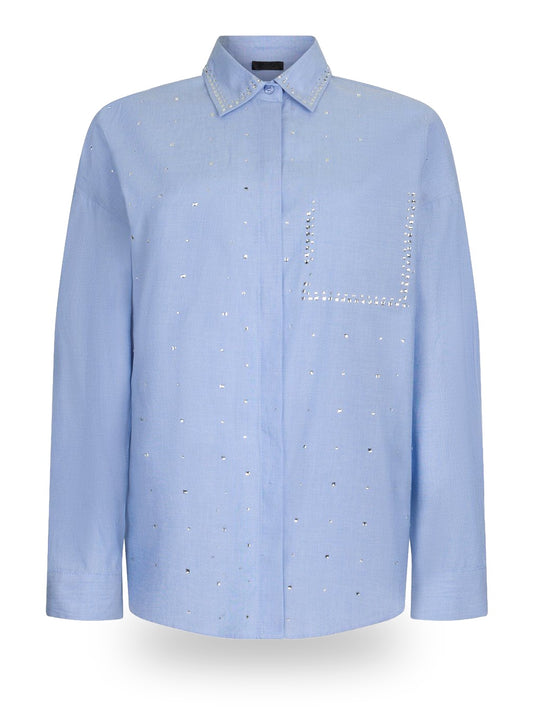 Liu-Jo Black Camicie Donna - Azzurro Cielo/White