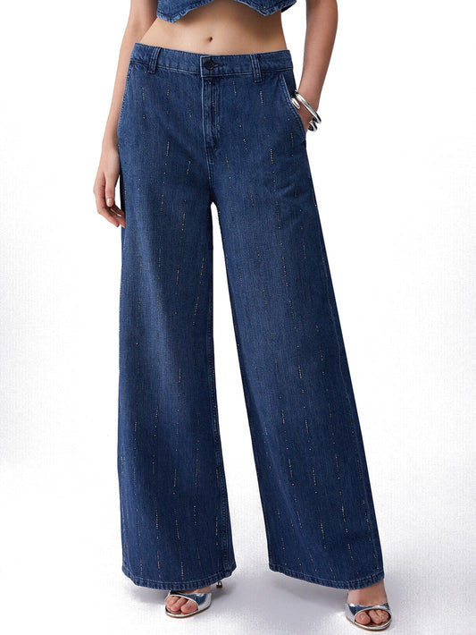 Liu-Jo Denim Jeans Donna - Denim Blue Starry