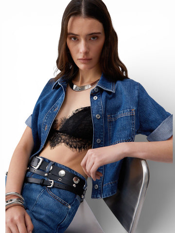Liu-Jo Denim Camicia Donna - Blu Denim