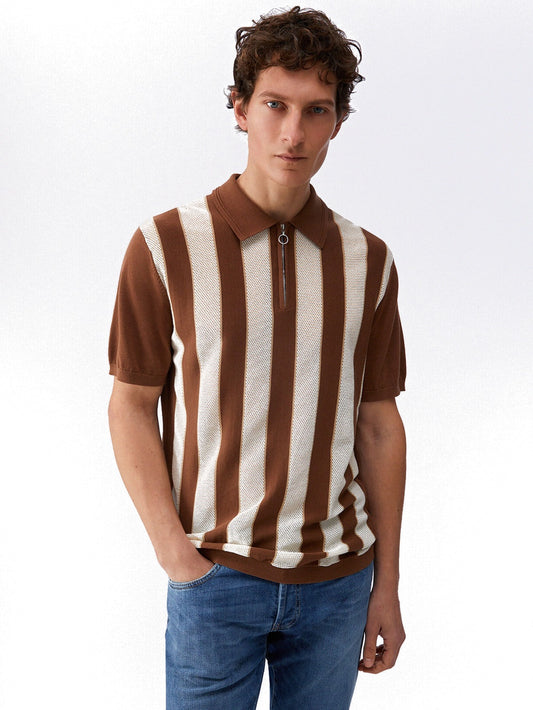 Liu-Jo Man Polo M/c - T-Shirt Uomo - Marrone
