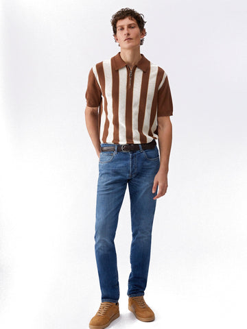 Liu-Jo Man Polo M/c - T-Shirt Uomo - Marrone
