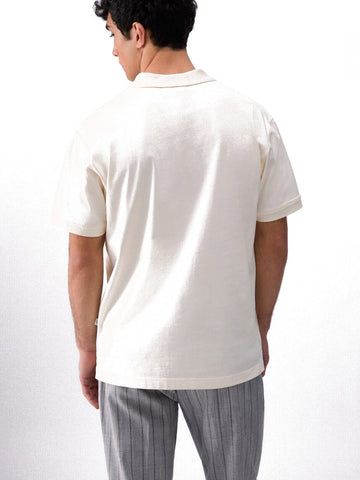 Liu-Jo Man T-Shirt Uomo - Panna