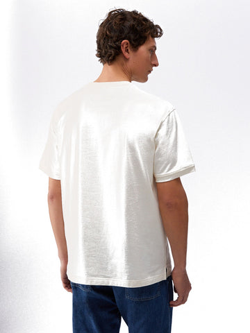 Liu-Jo Man T-Shirt Uomo - Panna