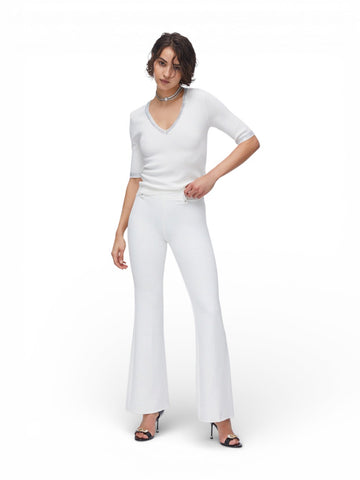 Liu-Jo White T-Shirt Donna - Bianco Lana