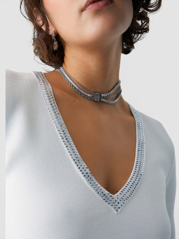Liu-Jo White T-Shirt Donna - Bianco Lana