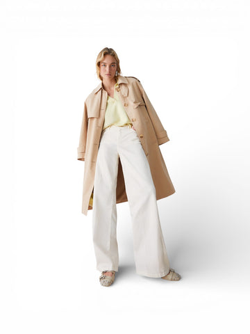 Liu-Jo White Pantaloni Donna - Panna