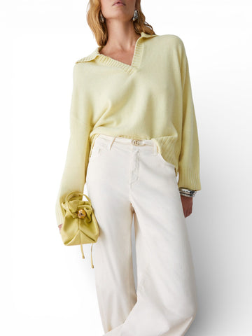 Liu-Jo White Pantaloni Donna - Panna