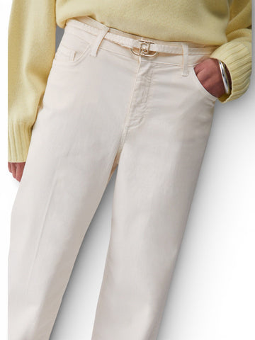 Liu-Jo White Pantaloni Donna - Panna