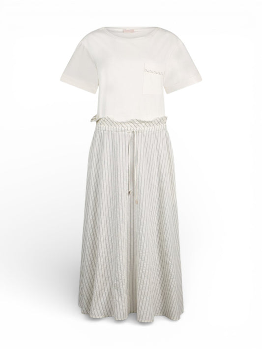 Liu-Jo White Abiti Donna - Bianco lana/nero