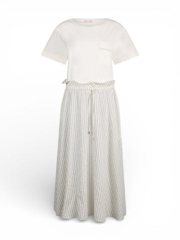 Liu-Jo White Abiti Donna - Bianco lana/nero