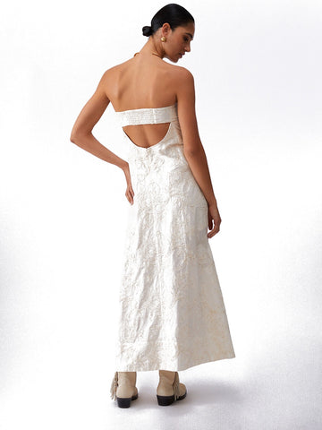 Liu-Jo White Abito Donna - Natural Flower Sequi