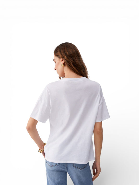 Liu-Jo White T-Shirt Donna - Bianco