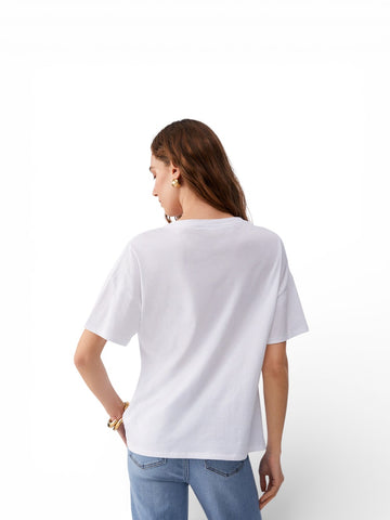 Liu-Jo White T-Shirt Donna - Bianco