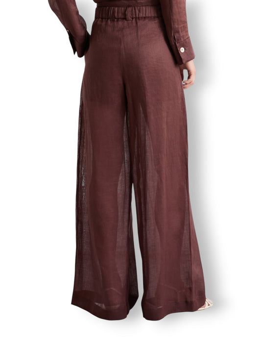 Marella Pantalone Donna - Marrone