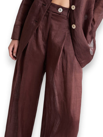 Marella Pantalone Donna - Marrone