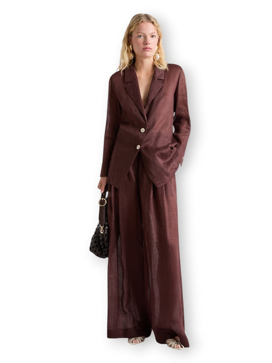 Marella Pantalone Donna - Marrone